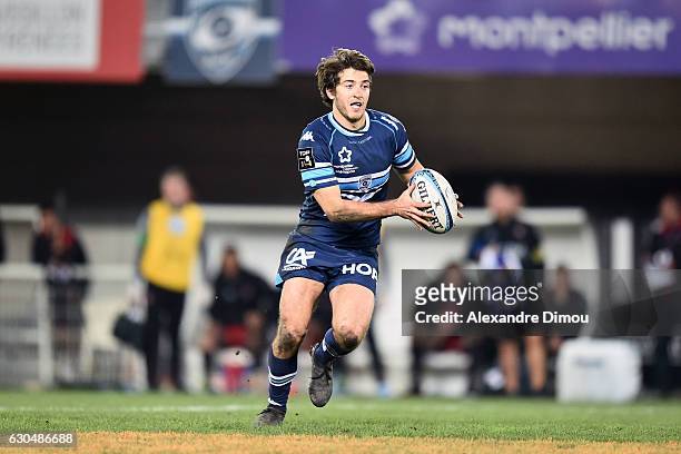 Demetri Catrakilis and Scrub of Montpellier during the Top 14 match between Montpellier and RC Toulon on December 23, 2016 in Montpellier, France.
