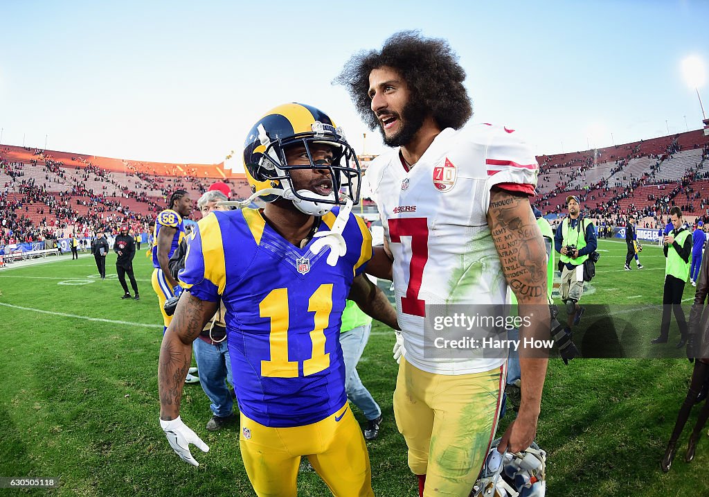 San Francisco 49ers v Los Angeles Rams