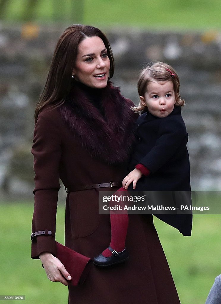 Royals attends Christmas Day Church service
