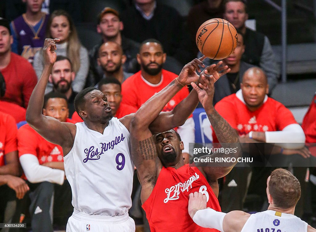 BASKET-NBA-LAKERS-CLIPPERS