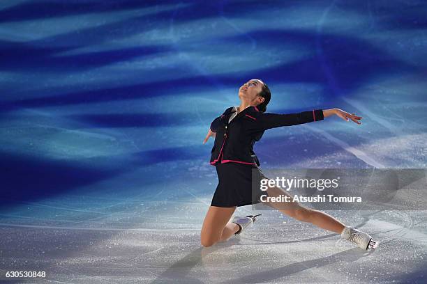 Marin Honda of Japan performs her routine in the exhibition during the Japan Figure Skating Championships 2016 on December 26, 2016 in Kadoma, Japan.