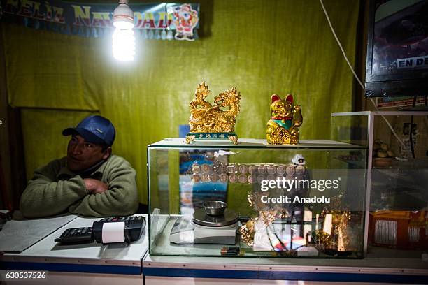 Gold shop is seen in La Rinconada, the highest permanent settlement in the world, in Puno, Peru on November 1, 2016. Miners work under a system...