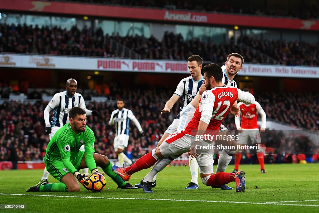 Arsenal v West Bromwich Albion  - Premier League