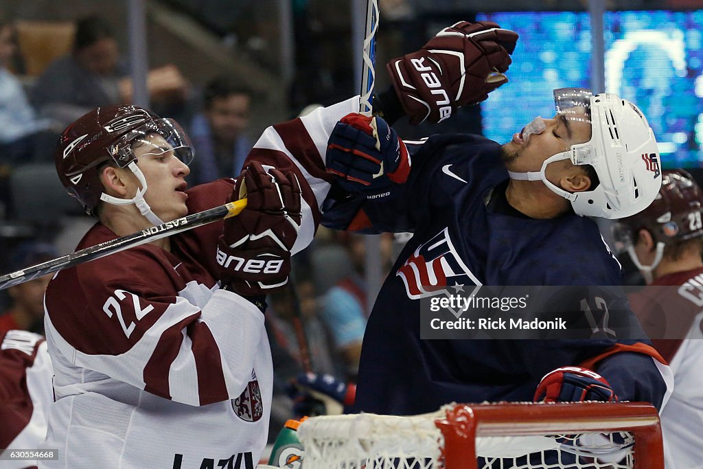 Team USA vs Team Latvia