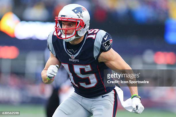 New England Patriots wide receiver Chris Hogan during the National Football League game between the New England Patriots and the New York Jets on...