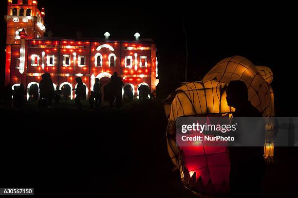 Visitors enjoyed the Festival of Lights in Kaliurang, Yogyakarta, Indonesia on December 26, 2016. This events to attract tourists both domestic and...