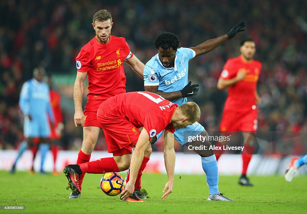 Liverpool v Stoke City - Premier League