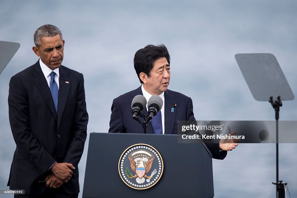 President Obama Meets With Japanese P.M. Shinzo Abe In Hawaii