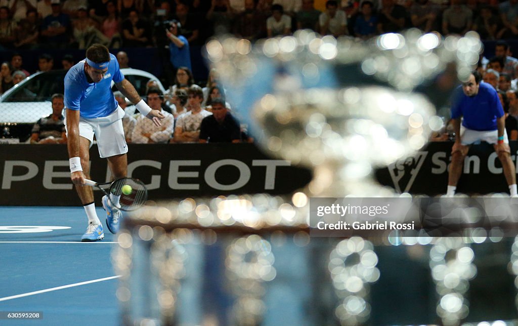 Juan Martin Del Potro v David Ferrer - Exhibition Match