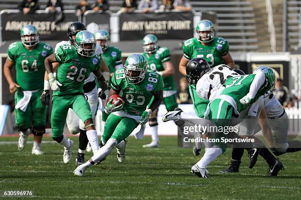 North Texas Mean Green wide receiver Tyler Wilson breaks away from the Army Black Knights defense during the Zaxby's Heart of Dallas Bowl game...