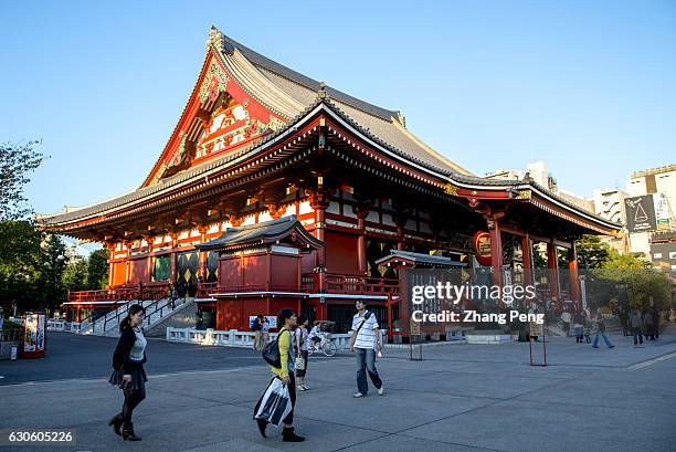 Hond, the main hall of Sensoji temple. Sensoji is a Buddhist temple located in Asakusa,Tokyo. As the oldest temple in this city, Sensoji temple is a...