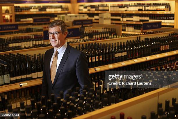 Dr. George Soleas is the new CEO of the LCBO. He is seen in the LCBO store on Queen's Quay vintages section for a feature. The store is right behind...