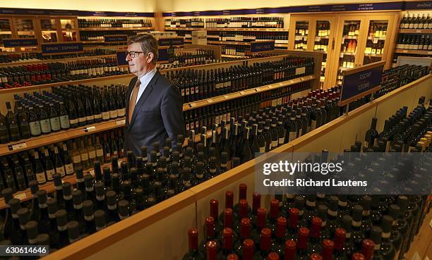 Dr. George Soleas is the new CEO of the LCBO. He is seen in the LCBO store on Queen's Quay vintages section for a feature. The store is right behind...