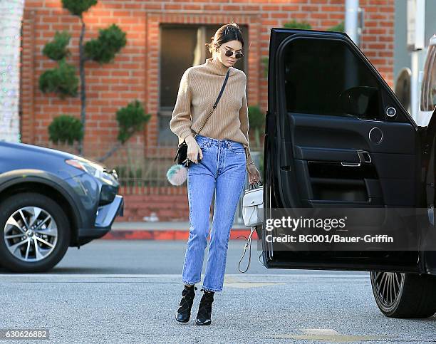 Kendall Jenner is seen on December 28, 2016 in Los Angeles, California.