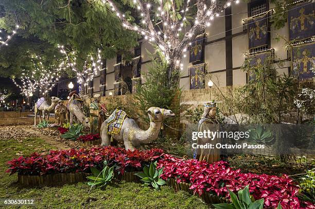 Christmas crib set up in Funchal on December 29, 2016 in Funchal, Madeira, Portugal.