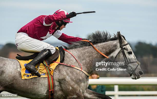 Dublin , Ireland - 29 December 2016; Petit Mouchoir, with Bryan Cooper up, on their way to winning The Ryanair Hurdle during day four of the...