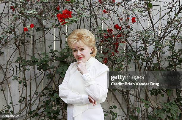 Actress Debbie Reynolds is photographed for Los Angeles Times on January 16, 2012 in Los Angeles, California. PUBLISHED IMAGE. CREDIT MUST READ:...