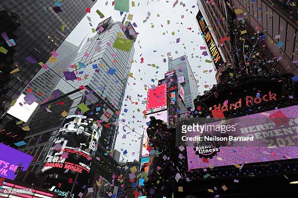 Times Square Alliance and Countdown Entertainment, co-organizers of Times Square New Years Eve, along with presenting sponsor, Planet Fitness test...