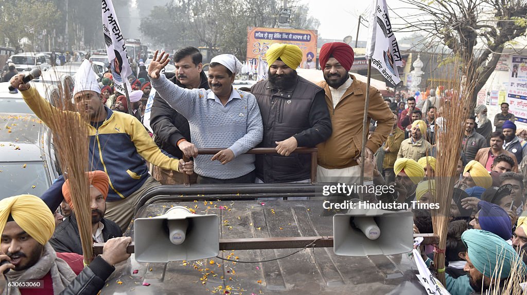 Delhi Chief Minister Arvind Kejriwal Addresses AAP Rally At Amritsar