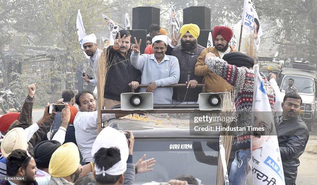Delhi Chief Minister Arvind Kejriwal Addresses AAP Rally At Amritsar