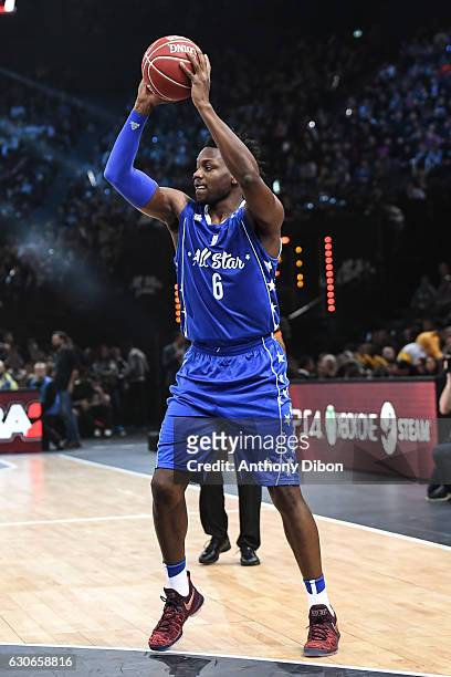 Wilfried yeguete during the Basketball All Star Game on December 29, 2016 in Paris, France.