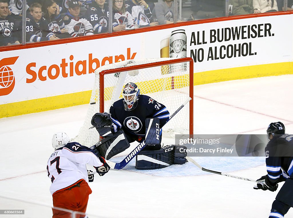 Columbus Blue Jackets v Winnipeg Jets