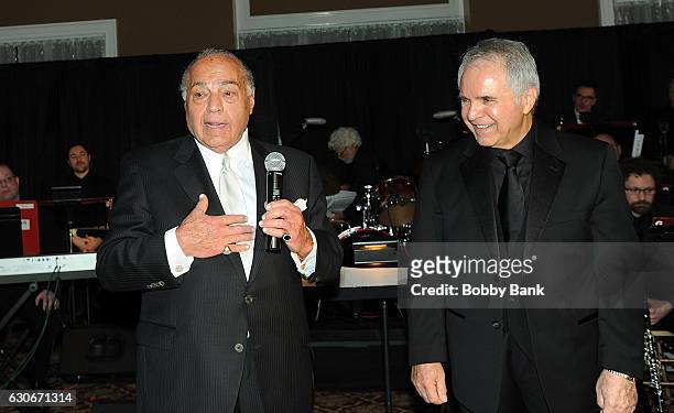 Jerry LaGuardia and producer/arranger Charles Calello attend the Charles Calello Orchestra: The Hit Man at Stoney Hill Inn on December 29, 2016 in...