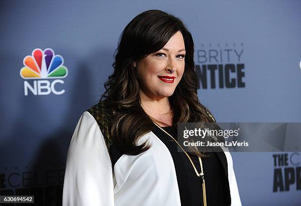 Singer Carnie Wilson attends the press junket For NBC's "Celebrity Apprentice" at The Fairmont Miramar Hotel & Bungalows on January 28, 2016 in Santa...