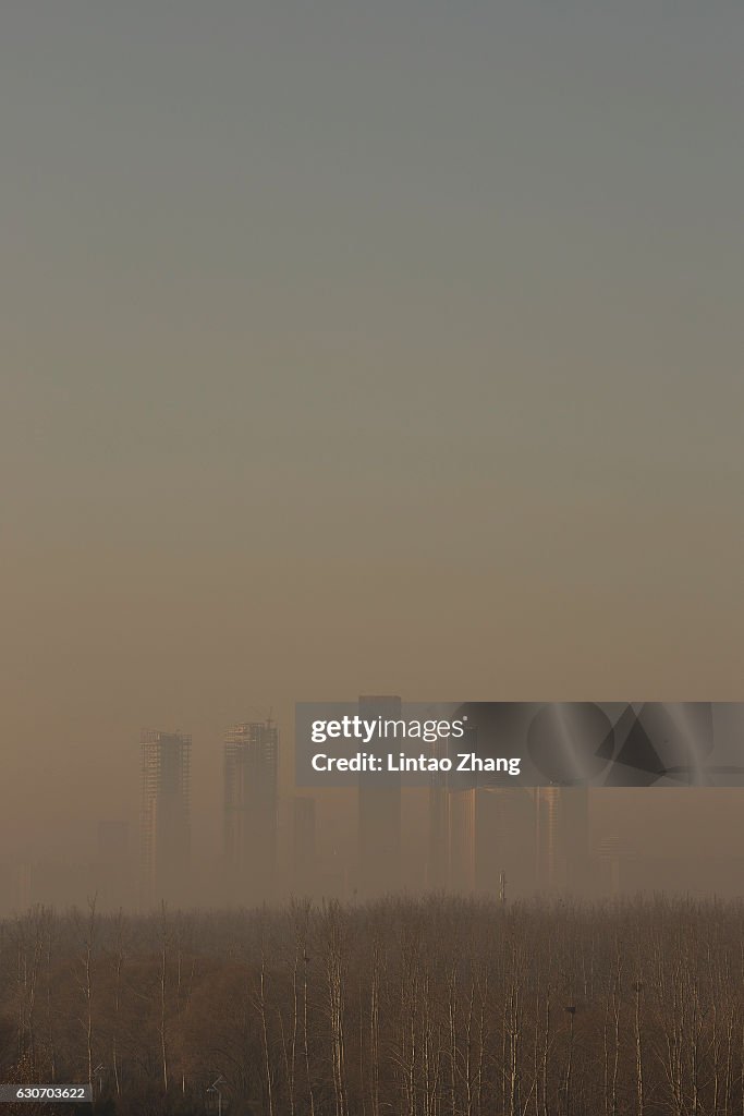 Beijing Is Enveloped In Smog