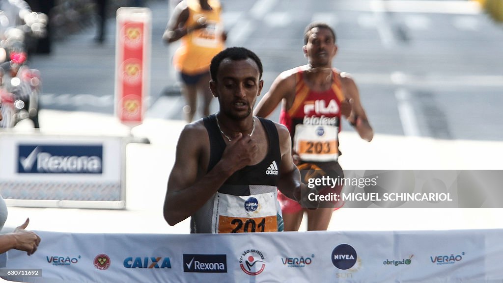 ATHLETICS-BRAZIL-SAO SILVESTRE-MARATHON