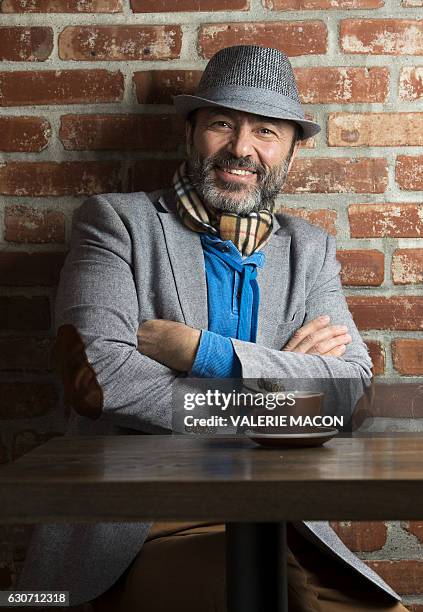 Syrian actor Jay Abdo poses in Hollywood, California, on December 22, 2016. / AFP / VALERIE MACON