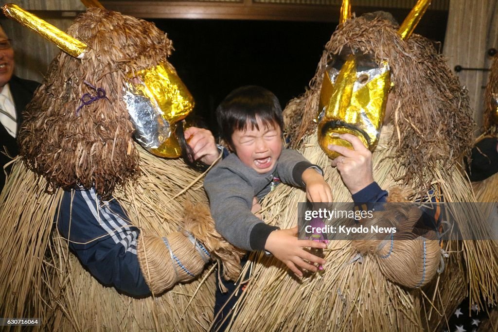 "Namahage" end-of-year rituals in Akita Pref.