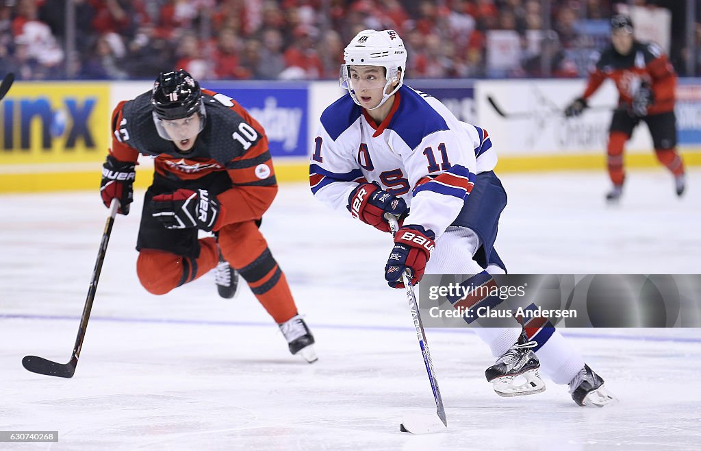 USA v Canada - 2017 IIHF World Junior Championship