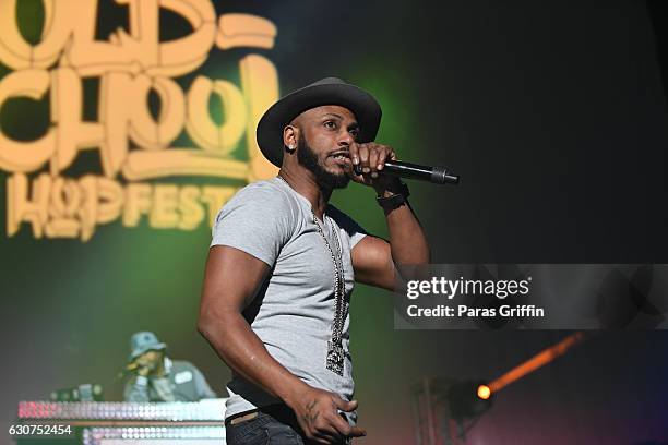 Rapper Mystikal performs onstage at 2016 Old School Hip Hop New Year's Eve Festival at Philips Arena on December 31, 2016 in Atlanta, Georgia.