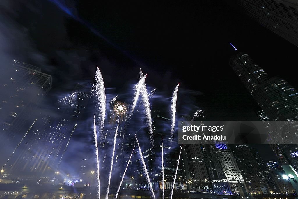 New Year celebrations in Chicago
