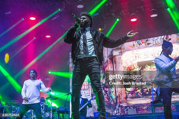 Jason Derulo performs during the 2016 Allstate Sugar Bowl Fan Fest in the Jax Brewery Parking Lot on December 31, 2016 in New Orleans, Louisiana.