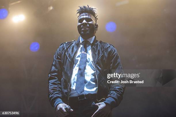 Jason Derulo performs during the 2016 Allstate Sugar Bowl Fan Fest in the Jax Brewery Parking Lot on December 31, 2016 in New Orleans, Louisiana.