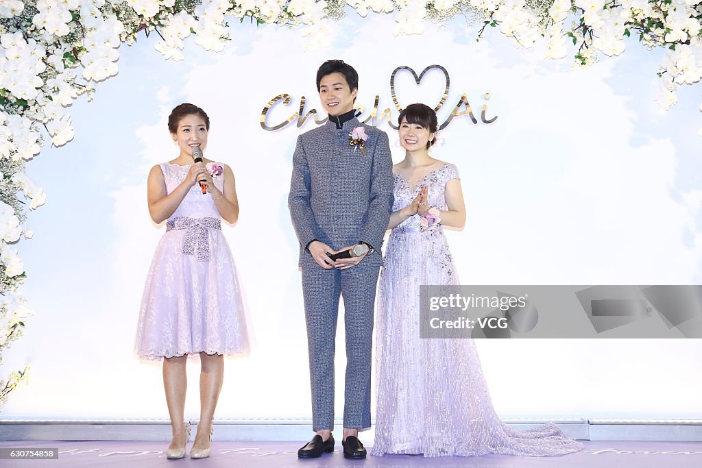 Ai Fukuhara And Chiang Hung-chieh Hold Wedding Ceremony In Taipei