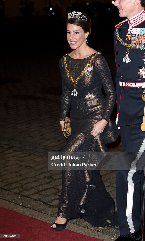 Danish Queen Margrethe Holds New Year's Reception For Parliament Member's