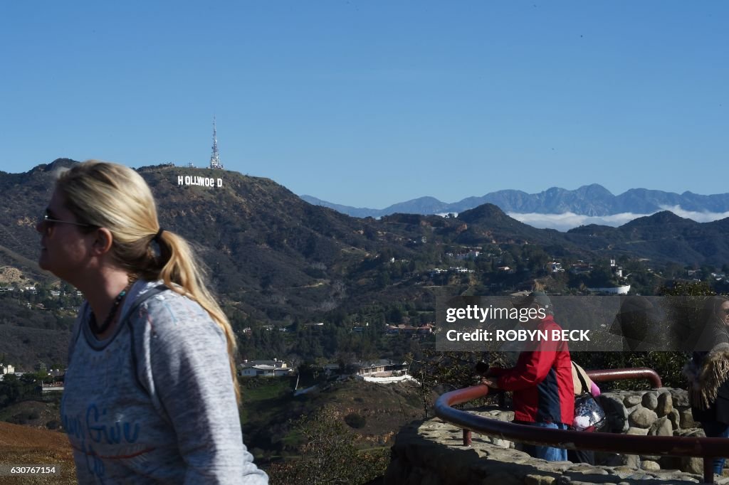 US-CRIME-HOLLYWOOD-SIGN