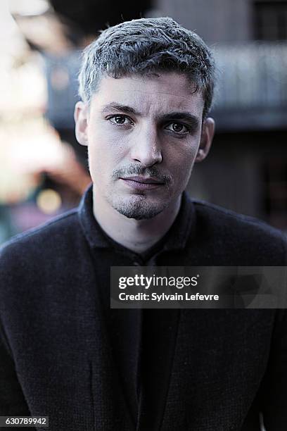 Actor Niels Schneider is photographed for Self Assignment on December 14, 2016 in Les Arcs, France