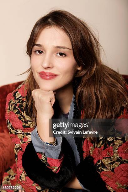 Actress and film director Lola Bessis is photographed for Self Assignment on December 13, 2016 in Les Arcs, France