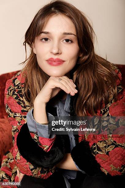 Actress and film director Lola Bessis is photographed for Self Assignment on December 13, 2016 in Les Arcs, France