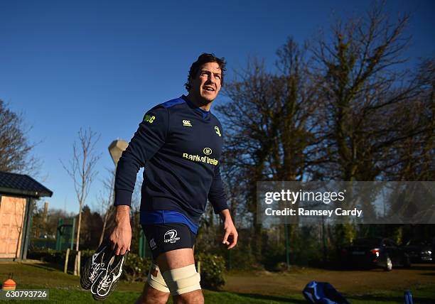 Dublin , Ireland - 2 January 2017; Mike McCarthy of Leinster ahead of squad training at UCD in Dublin.