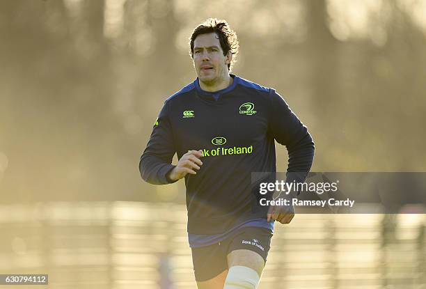 Dublin , Ireland - 2 January 2017; Mike McCarthy of Leinster during squad training at UCD in Dublin.