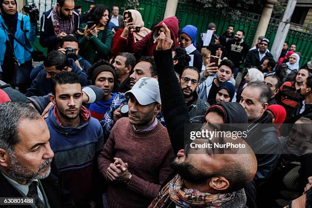 Clashes between Protesters the decision to hand over control of two islands &quot; tiran and sanafir &quot; to Saudi Arabia and the police in front...