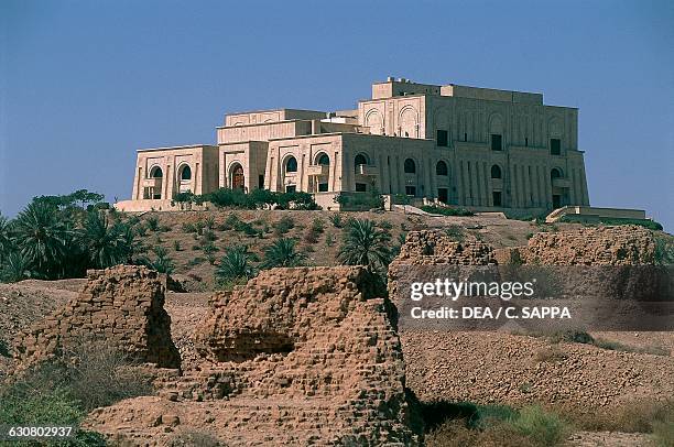 Palace of Saddam Hussein near Babylon. Iraq, 20th century.