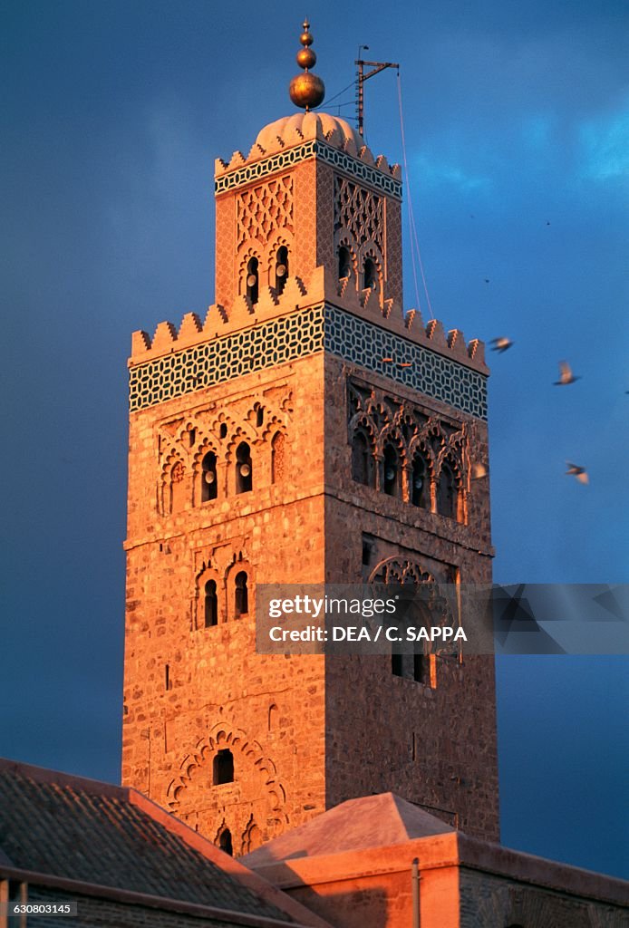 Minaret of the Koutoubia Mosque, Marrakech medina