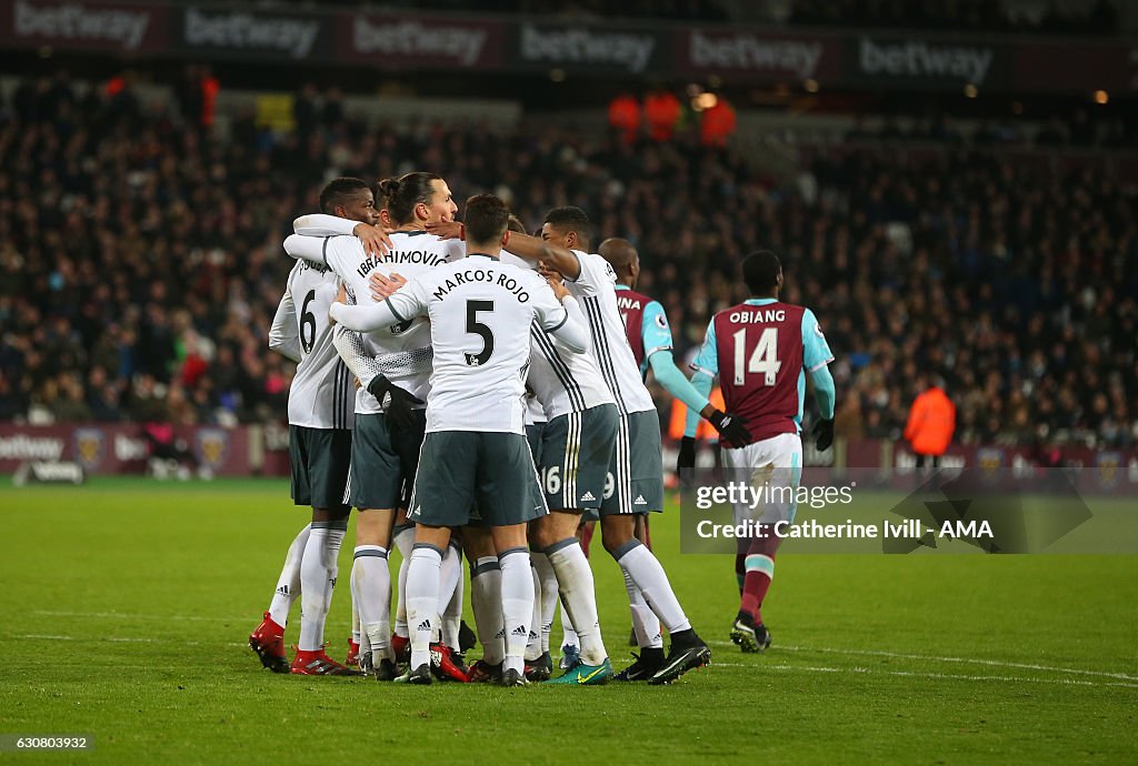 West Ham United v Manchester United - Premier League