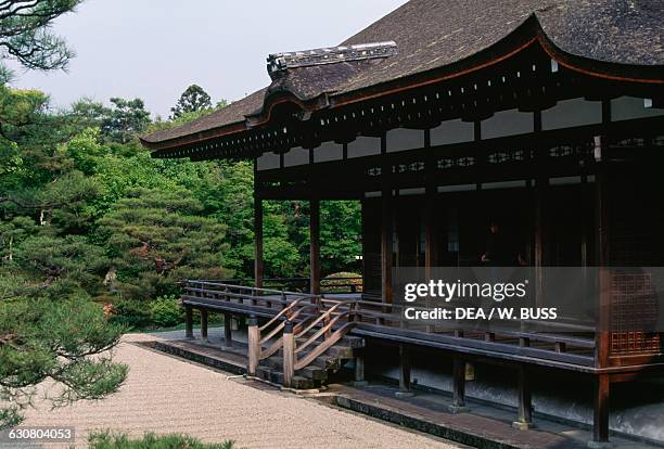Pavilion at the Ninna-ji temple, Ukyo-ku, Kyoto , Kansai. Japan, 9th-17th century.